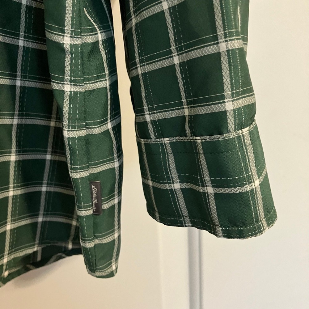 Eddie Bauer Travex Classic Fit Hiking Shirt Green Plaid Button Up
Outdoors 2XL - Picture 5 of 9